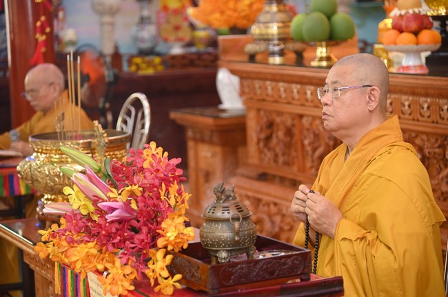 Holding Pravaranà Ceremony of the Director Board (DB) of Hoc Mon district's Vietnam Buddhist Sangha (VBS)